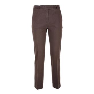 Slowear Slim-fit Broeken - Dames - Slim Fit Broeken - Bruin - XL - Katoen - Broeken