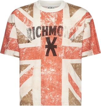 John Richmond Iconic Graphic Heritage T-shirt - Heren - T-shirts - Veelkleurig - XL - Tops