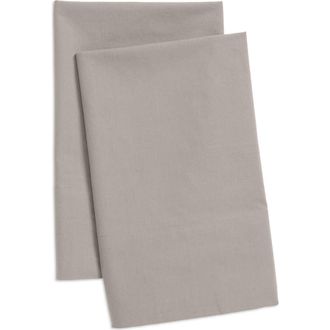 Nordstrom at Home Percale Pillowcases in Grey Taupe at Nordstrom Rack, Size Standard