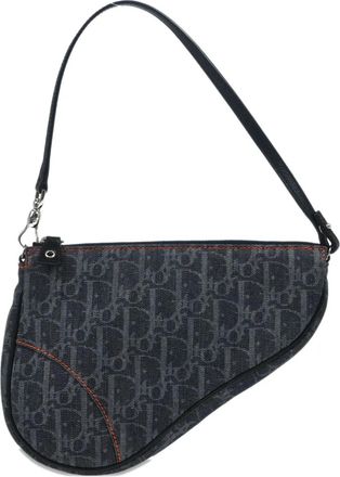 Dior Borsa a mano Saddle Trotter 2005 - Blu