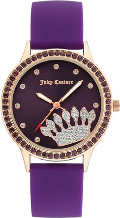 Juicy Couture Purple Synthetic Dress Womens Watch