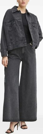 Liviana Conti Jeans a gamba ampia - Grigio