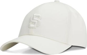 BOSS logo-embroidered cap - men - Polyester/Recycled Cotton/Cotton - One Size - Neutrals