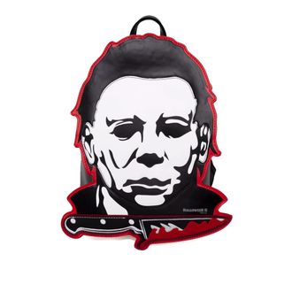 Rock Rebel Halloween II Michael Myers Mask Bloody Knife Mini Backpack, Multicolor, Mini, Horror Mini Backpack