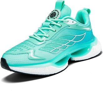 Generic Best Womens Hands-Free Walking Shoes Supportive Slip-On Sneakers with Arch Support for All Day Comfort & Travel(Green,M 5.5/W 7.5)