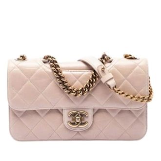 Chanel Pre-owned Satchel - Dames - Pre-owned - Beige - Maat: ONE Size Leer
