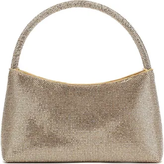 Lady Couture Dressy Rhinestone Top Handle Bag in Gold at Nordstrom Rack