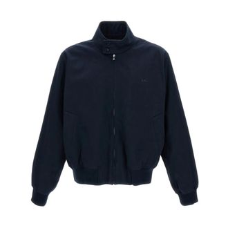 A.P.C. Zipped Jacket - Heren - Bomber jackets - Blauw - XL - Katoen - Jassen