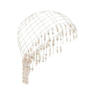 Paco Rabanne Pearl-embellished Hair Beanie - female - Rabanne - Accessories - Gray - ONE SIZE - Accessories