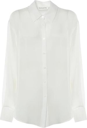 Frankie Shop Overhemden, Dames, Wit, M, Button-front Shirt