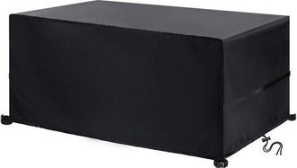OEM Fundas Para Muebles De Jard&iacute;n, Impermeables, Resistentes Al Desgarro, De Tela Oxford 210d, Fundas Sof&aacute;s Rat&aacute;n Mesas Patio 27018089 Cm, Negro