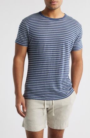 Alex Crane Sun Linen T-Shirt in Sail at Nordstrom, Size Medium