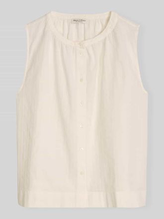 Marc O'Polo Relaxed Fit Bluse aus reiner Baumwolle in Weiss, Gr&ouml;&szlig;e 40