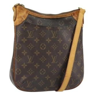 Louis Vuitton Pre-owned Cross Body Bags, female, Brown, Size: ONE SIZE Pre-owned Canvas Cross Body Bag