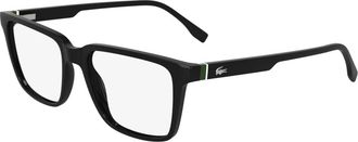 Lacoste Glasses, male, Black, Size: 53 MM Rectangle Optical Frame