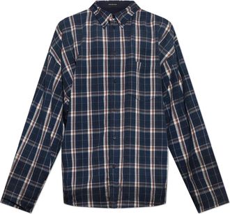 Balenciaga Casual Shirts, male, Blue, Size: 2XL Reversible Shirt