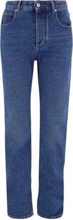 Bottega Veneta Straight Jeans - Dames - Regular Fit Jeans - Blauw - S - Katoen - Jeans