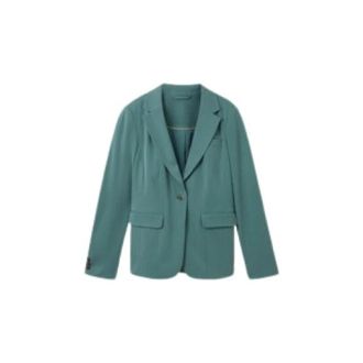 Tom Tailor Slim Fit Jersey Blazer - Dames - Jassen - Groen - Maat: XS Jersey