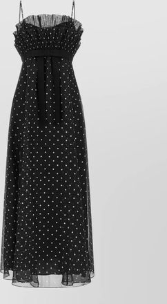 Zimmermann polka-dot pleated midi dress