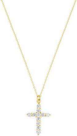 Set & Stones Asher Cross Necklace in Gold at Nordstrom