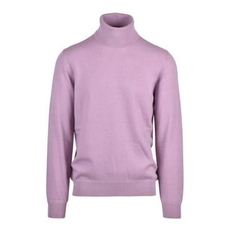 Alpha Studio Truien & Vesten, Heren, Roze, XL, Kasjmier, Dolcevita Turtleneck