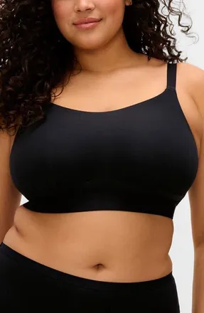 Elomi Downtime Wireless Bralette in Black at Nordstrom, Size 34G