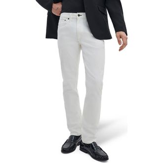 Rag & Bone Fit 2 Aero Stretch Slim Fit Jeans in Optic White at Nordstrom, Size 32 X 32