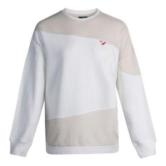 Converse (WMNS) Converse Casual Sweatshirt Asia Sizing White Pink 10019789-A03