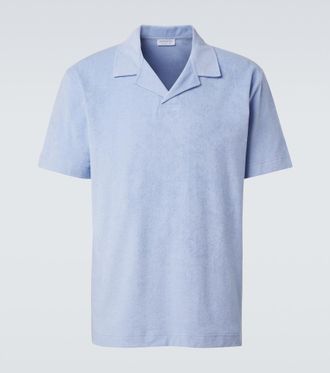 Sunspel Cotton terry polo shirt