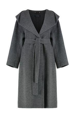 Max Mara Coat With Hood Made Of Wool And Cashmere