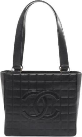 Chanel Pre-owned Tote Bags, female, Black, Size: ONE SIZE Pre-owned Vintage Tote Bag