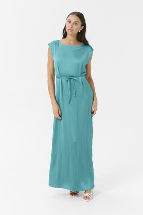 Kaffe Womens Dress Shaped fit Teal - Blue - Size EU 38 (Womens)