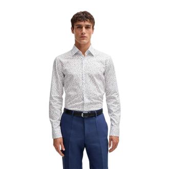 HUGO BOSS Hank Kent-overhemd voor heren (Lichtblauw)