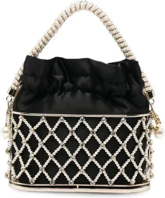 Rosantica Tassen, Dames, Zwart, ONE Size, Satijn, Holli Bag