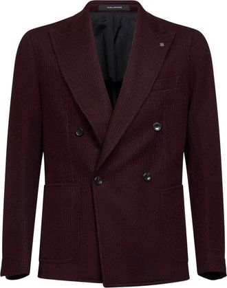 Tagliatore Blazer met dubbele rij knopen - Rood