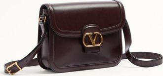Valentino Garavani Borsa A Spalla Valentino Garavani 9To5 In Vitello Liscio Donna OAK BROWN UNI