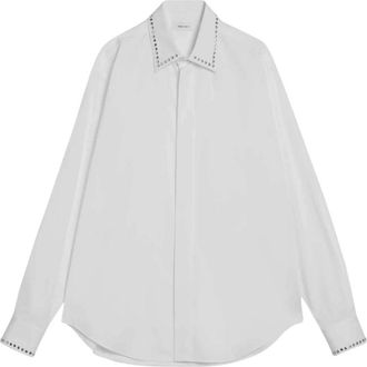 Alexander McQueen Stijlvolle Overhemden met Lange Mouwen - Heren - Casual Overhemden - Wit - M - Overhemden