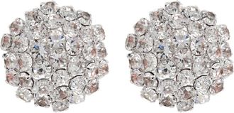 Self Portrait Crystal Flower Cluster Zirconia Earrings