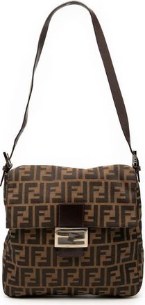 Fendi Pre-owned Fendi Zucca Canvas Shoulder Bag Ladies 2262 26730 009