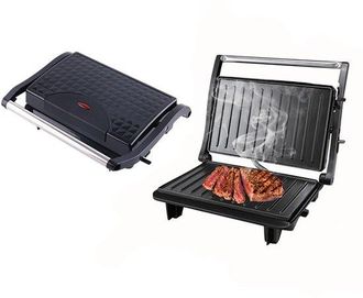 OEM Parrilla El&eacute;ctrica Para Paninis Y S&aacute;ndwiches Con Placas Antiadherentes, Se Abre 180 Grados Para Adaptarse A Cualquier Tipo O Tama&ntilde;o De Alimento