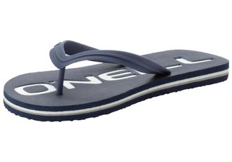 O'Neill Zehentrenner ONEILL PROFILE LOGO SANDALS MEN, Herren, Gr. 40, blau (marineblaus), Synthetik, Schuhe Zehentrenner