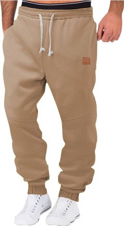 Generic Joggers for Men UK Tracksuit Jogging Bottoms Mens Fleece Joggers Sweatpants with Pockets Cargo Pants s Casual Sweatpants Trousers Stretch Athletic Pan