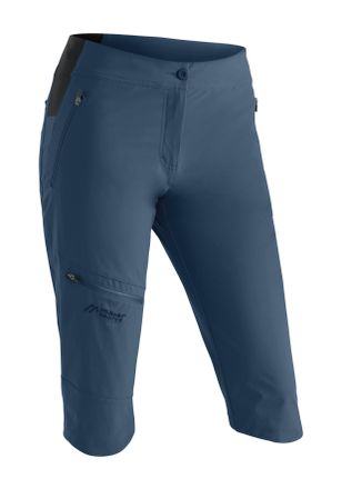 Maier Sports Outdoorhose MAIER SPORTS Inara slim Capri Vario, Damen, Gr. 38, Normalgr&ouml;ssen, blau (jeansblau), 90% Polyamid, 10% Elasthan, Hosen Outdoorhose, Damen 