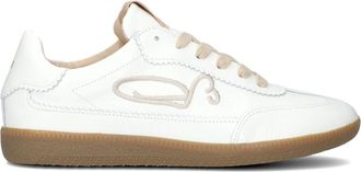 Fred De La Bretoniere Schoenen, Dames, Wit, 39 EU, Leer, Pearl Sign Lage Sneakers voor Dames