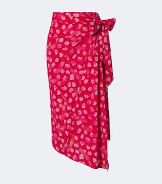Isabel Marant Gonna midi Faniry in misto seta
