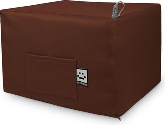 Happers Happers - Puff Cama Confort Marr&oacute;n &Uacute;nico Marr&oacute;n