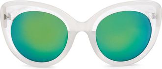 Linda Farrow ERDEM EDM14 C3 Womens Sunglasses White Size 55