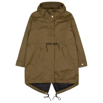 Selfhood Mid Length Parka Mantel f&uuml;r Damen | braun