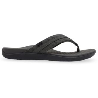 Vionic M Tide II Nubuck Mens Toe Post Sandals - Charcoal - Size:UK 11