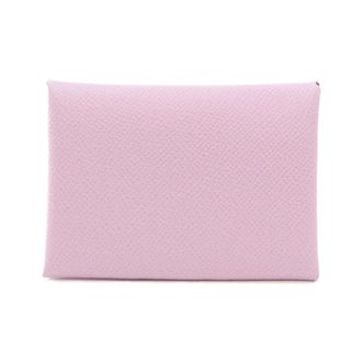 Herm&egrave;s Pink Epsom Leather Coin Purse/Coin Case (Pre-Owned)